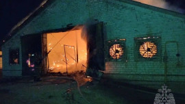 6 тысяч птиц погибло в пожаре в Липецкой области