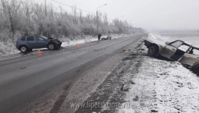 В Лебедянском районе водитель «девяносто девятой» не справился с управлением