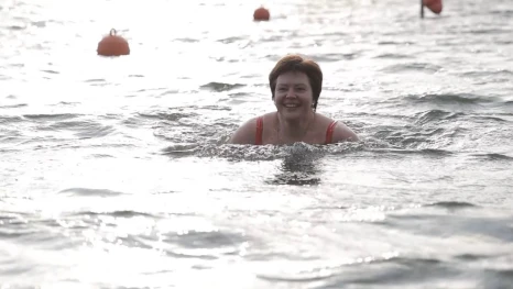 Липецкие любители зимнего плавания отметили День моржа