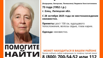 В Липецкой области ищут Людмилу Кожухову