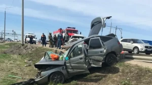 В столкновении трёх автомобилей под Липецком 16 апреля пострадали четыре человека, включая ребёнка 9 лет