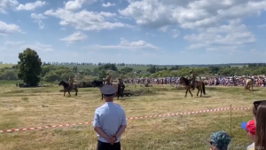 Фестиваль военно-исторической реконструкции "Тербунский рубеж" в самом разгаре