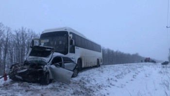 Жёсткое ДТП на трассе Липецк–Данков произошло из-за вылетевшей на встречку иномарки