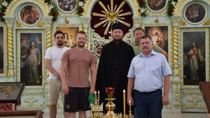 В Хлевенском округе встретили участников пешей эстафеты «Марш к Победе»