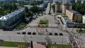 Торжественное шествие в честь Парада Победы прошло в Липецке (видео)