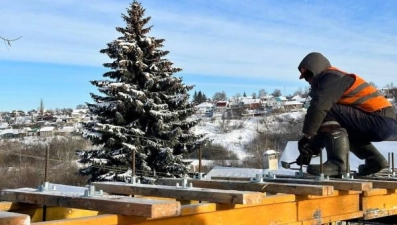 После новогодних каникул возобновлен ремонт Аргамаченского моста в Ельце 