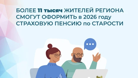 Более 11 тысяч жителей Липецкой области получат право на пенсию по старости в 2026 году