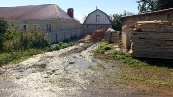 В Липецкой области затопило село Сырское