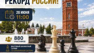 В Ельце 20 июня 880 человек сыграют синхронную партию в честь 880-летия города
