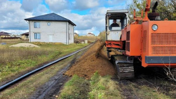 В селах Кулешевка и Косыревка Липецкого района строят новые коммунальные сети