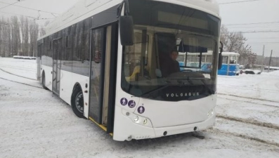 В Липецк прибыл первый электробус VOLGABUS