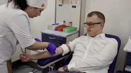 Участники «Гордость Липецкой земли» присоединились к донорской акции