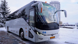 Первый инклюзивный автобус в стране вышел на рейс в Липецкой области