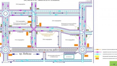 Проспект Победы перекроют этой ночью