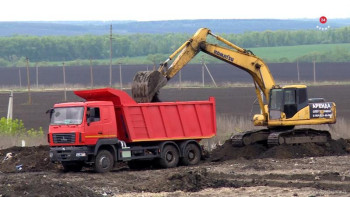 В Липецкой области рекультивация самой крупной сельской свалки идёт полным ходом