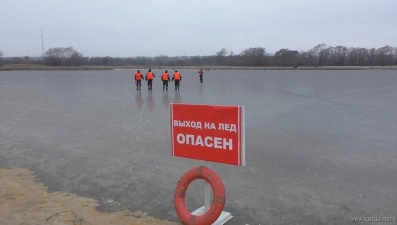 В Липецке ограничили выход на лед 