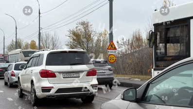 Утром 29 октября движение в Липецке осложняют большие пробки