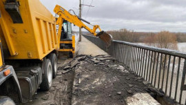 В Липецке возобновили ремонт Октябрьского моста