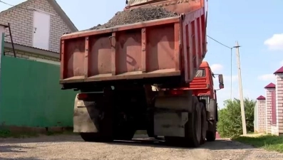 В селе Коровино отсыпали дорогу (видео)