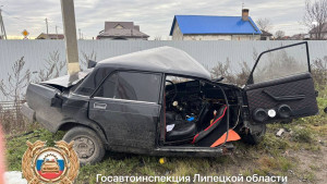 51-летний водитель ВАЗа погиб в ДТП в Липецком районе