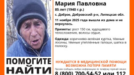 В Липецкой области ищут Марию Клеймёнову