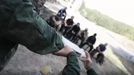 Пятая смена курсов начальной военной подготовки стартовала в спортлагере Липецкой области