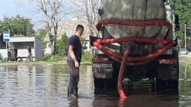 170 кубометров воды откачали с улиц Липецка 