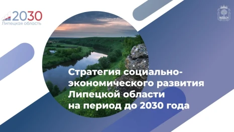 Стратегию социально-экономического развития Липецкой области до 2030 года актуализируют с учётом новых вызовов