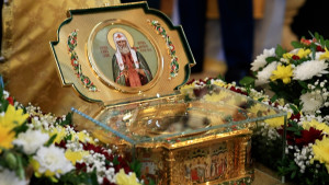 Ковчег с мощами святителя Тихона прибыл в главный храм Липецка