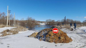 Уровень воды в Данковском районе поднялся на три метра из-за половодья