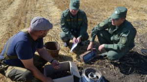 Место падения самолёта в Липецкой области обследуют сотрудники СКР