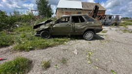 Автомобиль «девятка» перевернулся в Измалковском округе