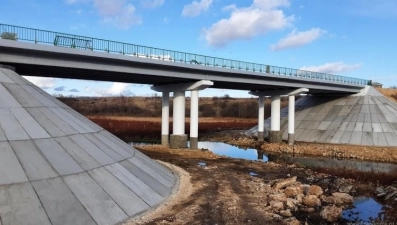 Под Становым в Липецкой области завершается капремонт моста через реку Пальна