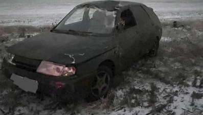 В Елецком районе мужчина перевернулся на автомобиле 