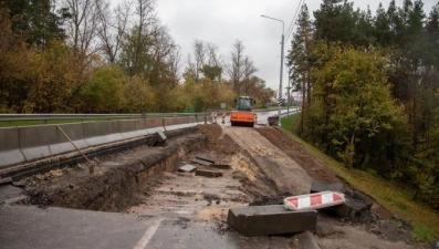 В Липецкой области восстанавливают альтернативный участок трассы «Дон», который размыло дождями