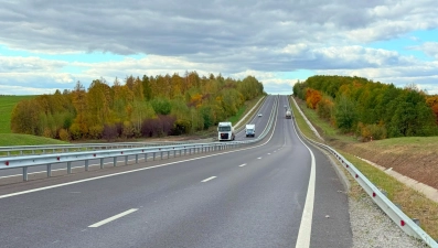 Трассу Р-119 в Липецкой области расширили до четырех полос