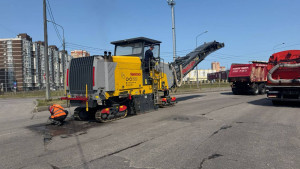 В Липецке ремонтируют улицу Стаханова