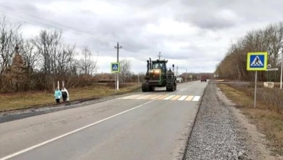 Принята в эксплуатацию дорога в Добринском районе