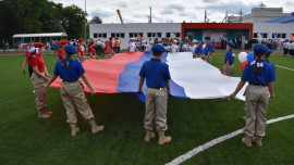 В Измалково после реконструкции открылся стадион «Жемчужина»