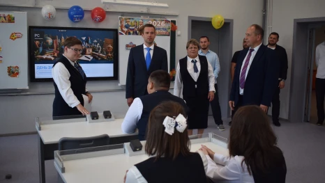В школе села Измалково открылись два новых корпуса по программе КРСТ