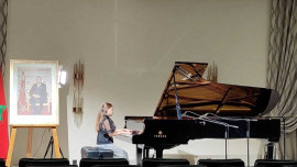 Юная ельчанка заняла первое место на Международном конкурсе пианистов в Марокко