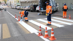 На улицах Липецка обновят порядка 70 тысяч квадратных метров дорожной разметки