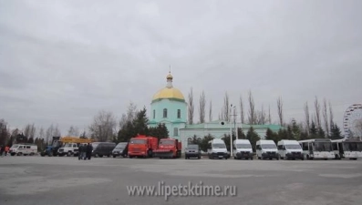 Чаплыгинский автопарк пополнили 9 новых машин