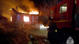 Две женщины погибли в пожаре в Усманском районе