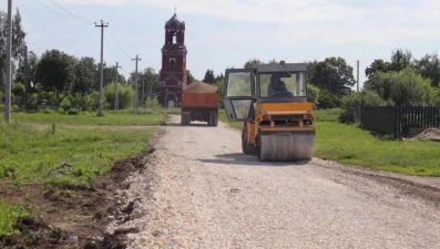 Территория села Долгое в Данковском районе активно благоустраивается