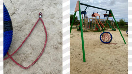 Ребёнок серьёзно пострадал на детской площадке в Добровском округе