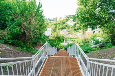 Лестница.&nbsp;Фото – тг-канал главы Липецка Романа Ченцова