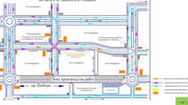 Проспект Победы перекроют этой ночью