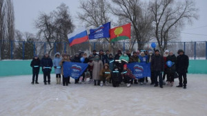  Новую ледовую площадку открыли в Воловском районе 