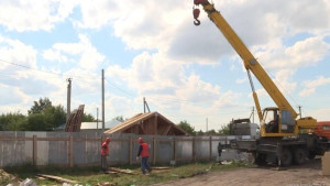 В Чаплыгинском районе строят новый ДК (видео)